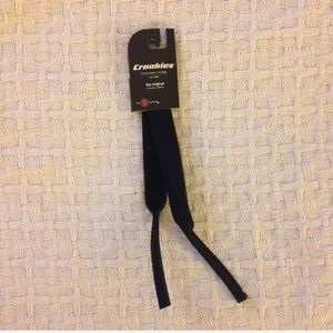 Croakies sunglasses strap - black